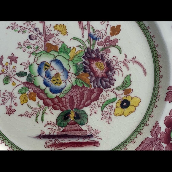 🦋Mason’s Strathmore Ironstone Plate - Picture 2 of 3